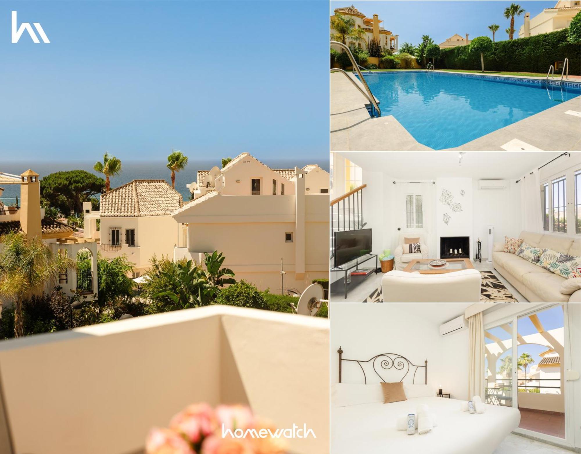 Beautiful Townhouse Walking Distance To The Beach In Costabella, Marbella Bagian luar foto